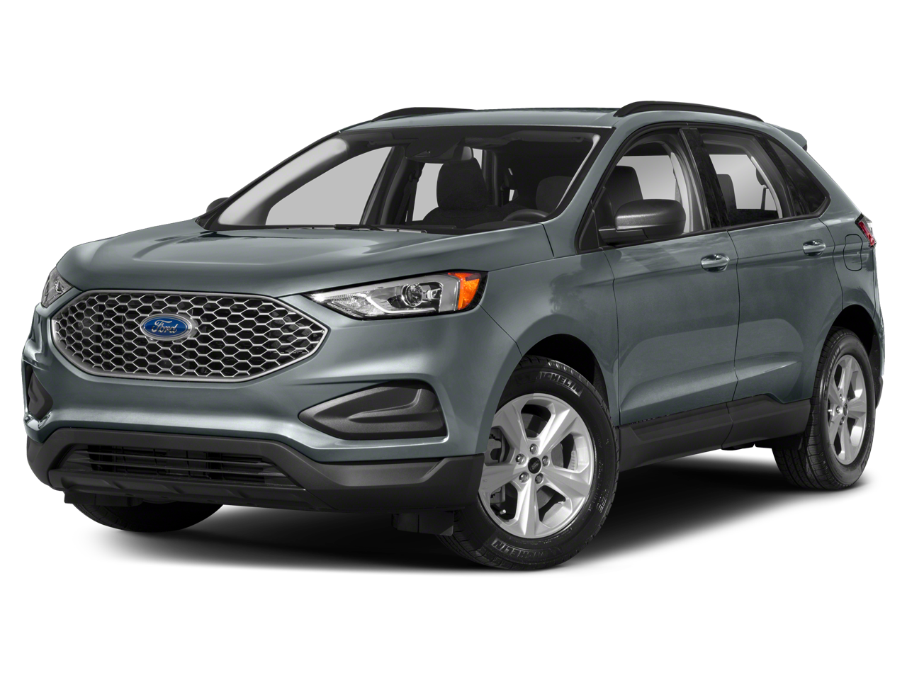 2023 Ford Edge SE in Silver Metallic — front three-quarter view
