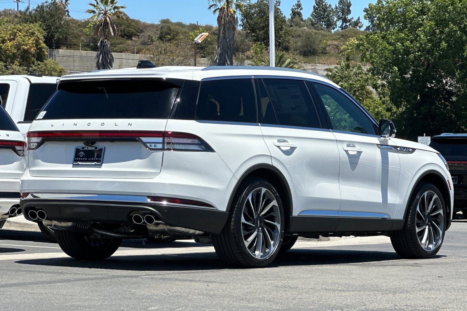 2026 Lincoln Aviator — rear three-quarter view